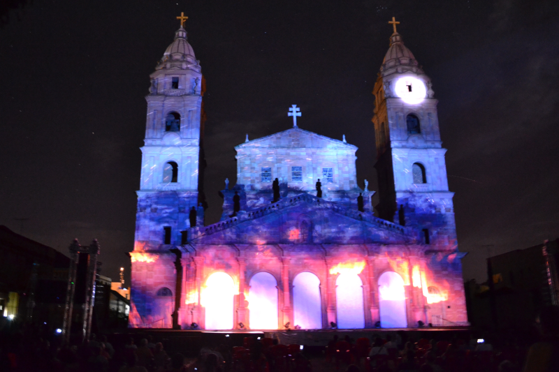 Programação terá mais uma exibição do espetáculo em projeção mapeada